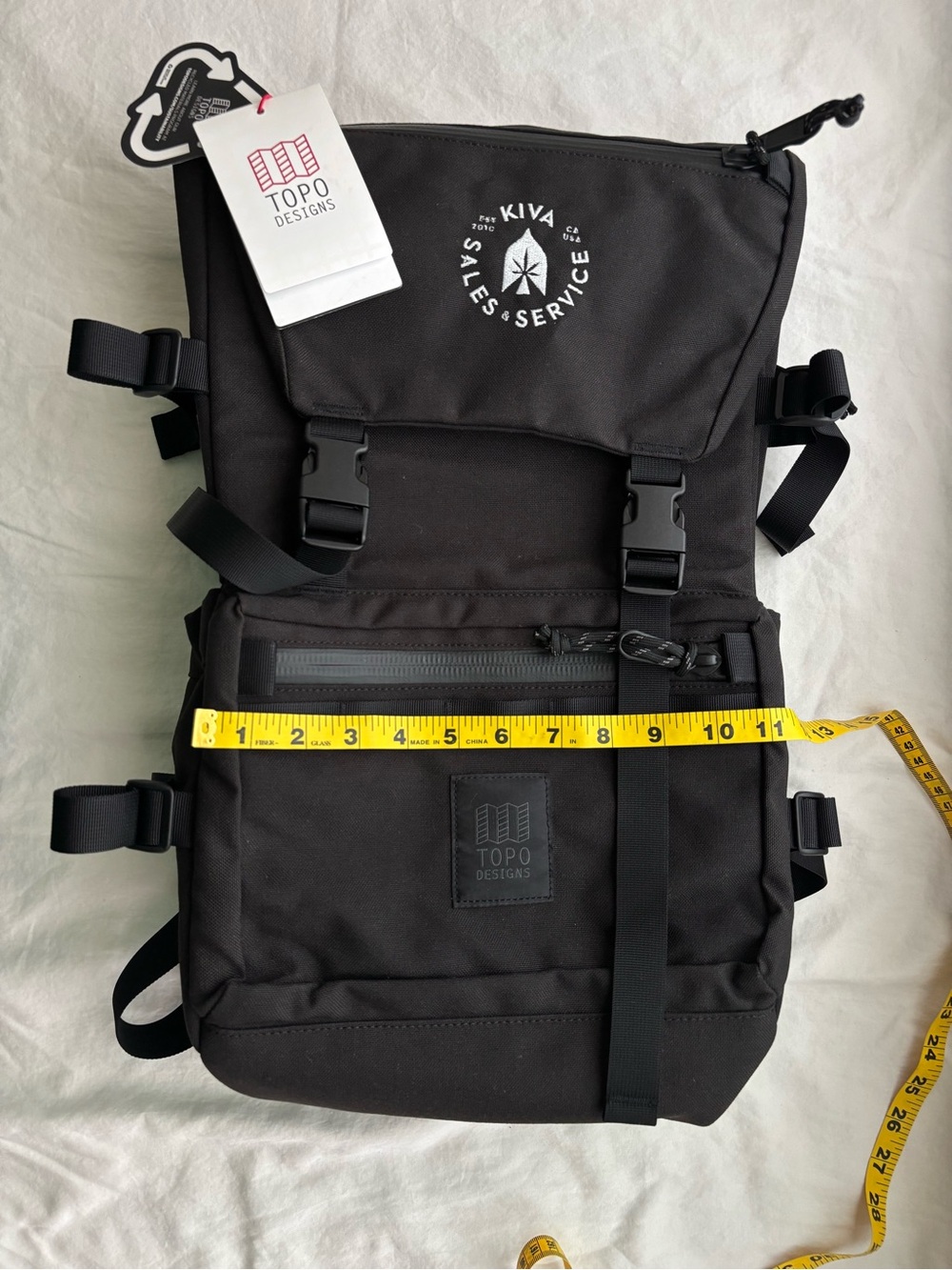 Topo Designs Rover Pack Tech Backpack Black - New with Tag - Picture 10 of 11